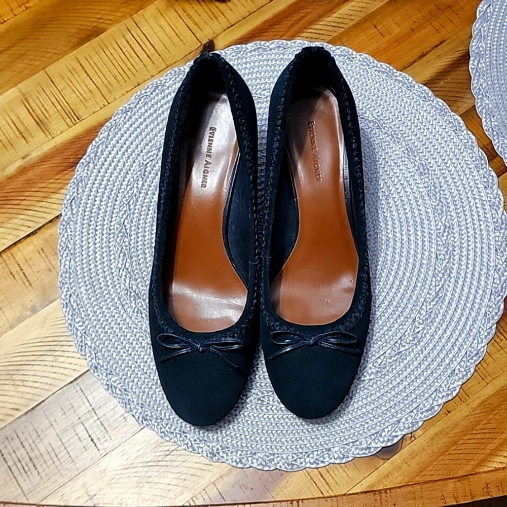 Black Heel Wedges